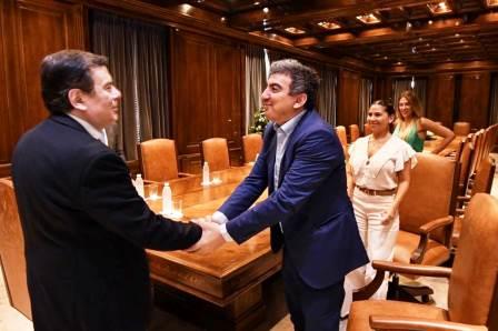 El mandatario provincial se reunió con Iván Camaño, nuevo subsecretario de Cultura de la Nación