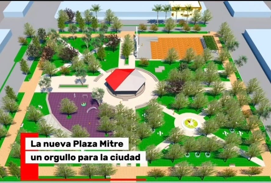 FERNANDEZ: REMODELACIÓN DE LA PLAZA MITRE FERNANDEZ: REMODELACIÓN DE LA PLAZA MITRE