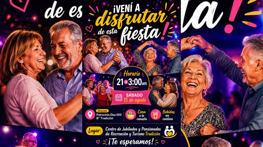 El Centro de Jubilados Tradición prepara una gran fiesta para celebrar y disfrutar en comunidad El Centro de Jubilados Tradición prepara una gran fiesta para celebrar y disfrutar en comunidad